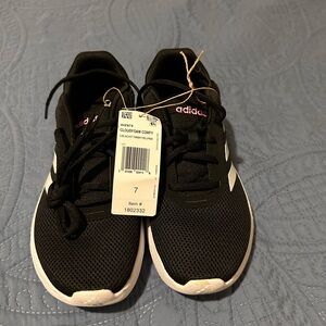 Adidas Cloudfoam Black and White Shoes